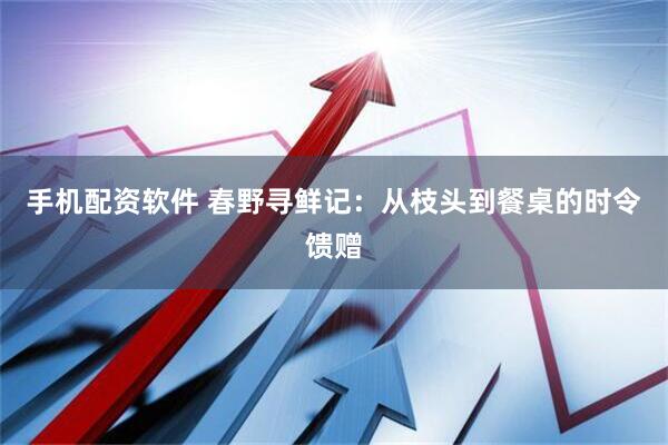 手机配资软件 春野寻鲜记：从枝头到餐桌的时令馈赠